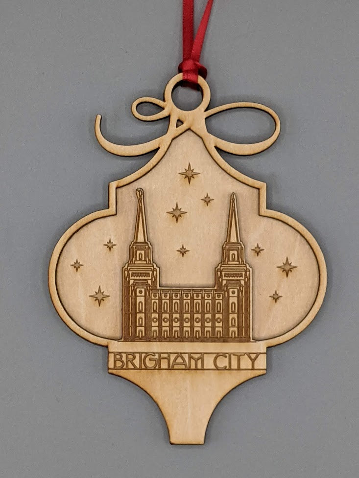 Arabesque Utah Temple Ornaments 2 layer
