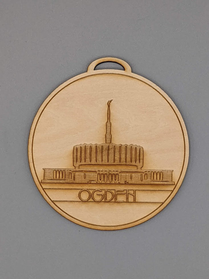 Circle Utah Temple Ornaments