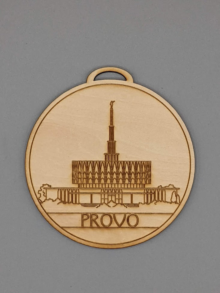 Circle Utah Temple Ornaments