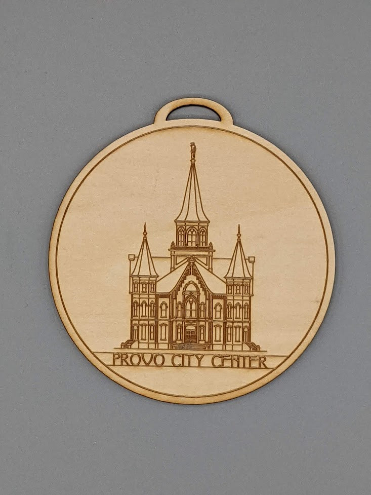 Circle Utah Temple Ornaments