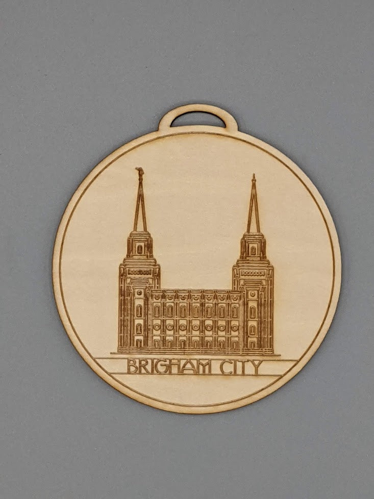 Circle Utah Temple Ornaments