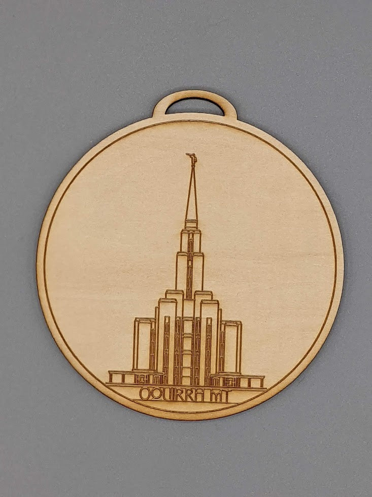 Circle Utah Temple Ornaments