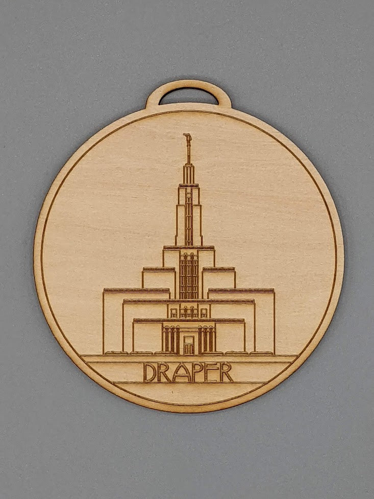 Circle Utah Temple Ornaments