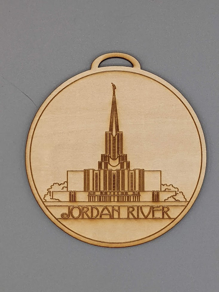 Circle Utah Temple Ornaments