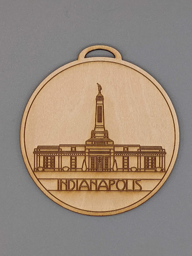 Circle USA excluding Utah Temple Ornaments
