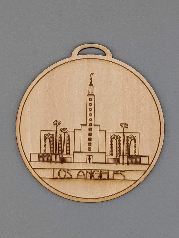 Circle USA excluding Utah Temple Ornaments