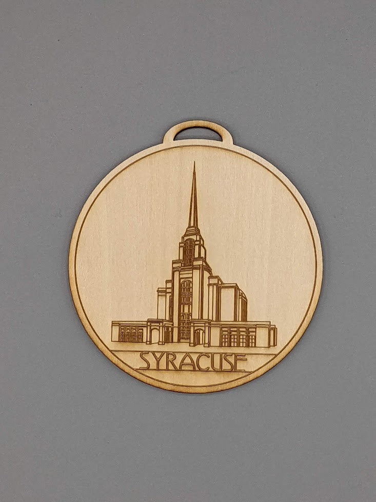 Circle Utah Temple Ornaments
