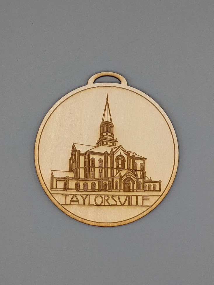 Circle Utah Temple Ornaments