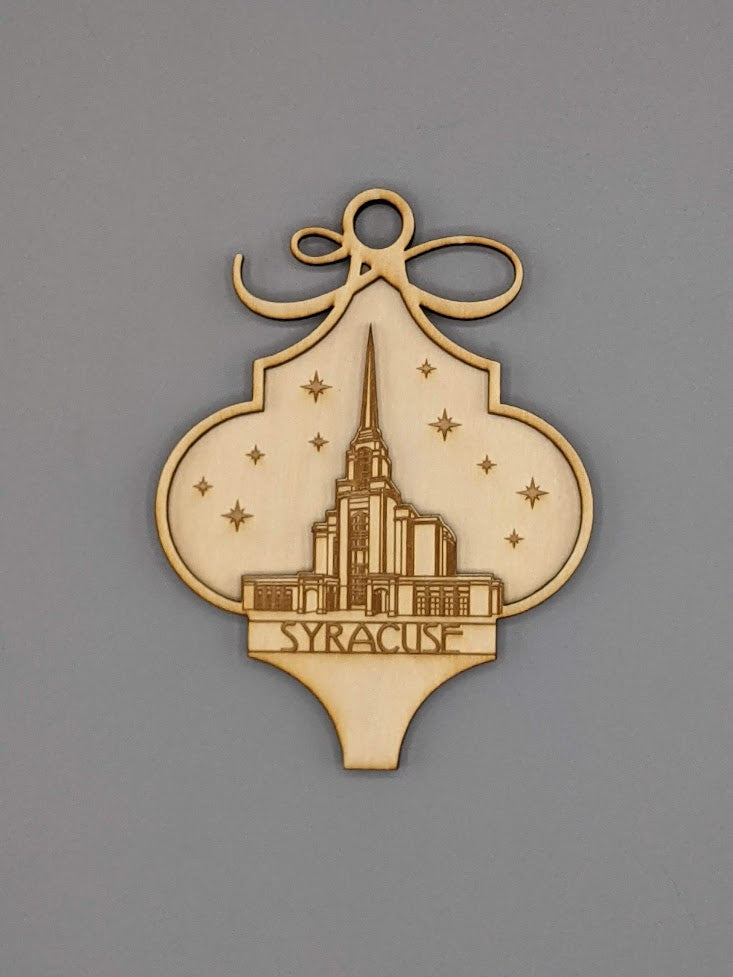 Arabesque Utah Temple Ornaments 2 layer