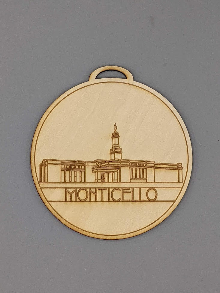 Circle Utah Temple Ornaments