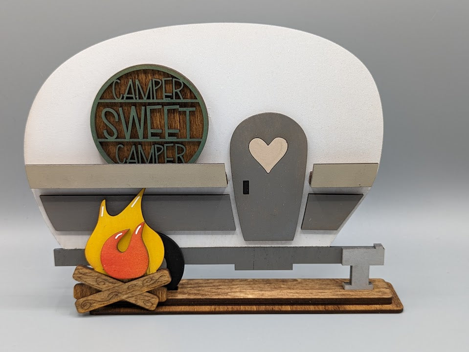 Campers for Interchangeable Display Items