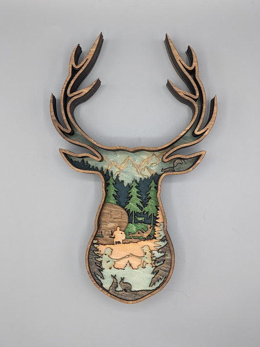 Layered Deer