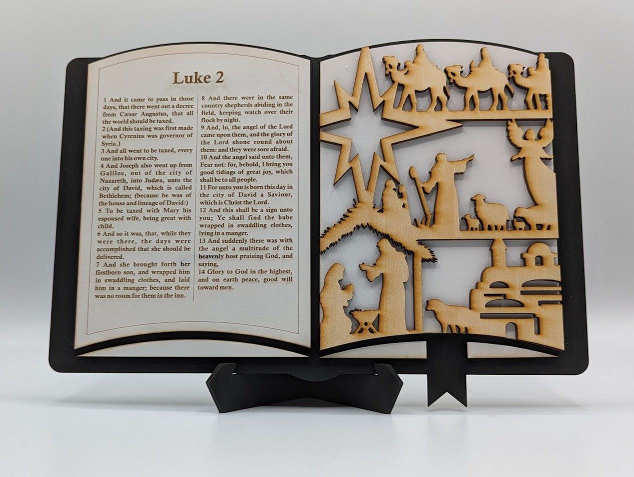 Luke 2 Book Display w/easel