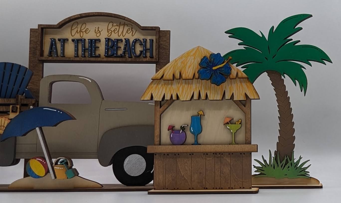 Palm Tree Stand Alone for Truck