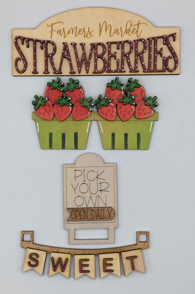 17-Strawberries add on for Truck/Crate