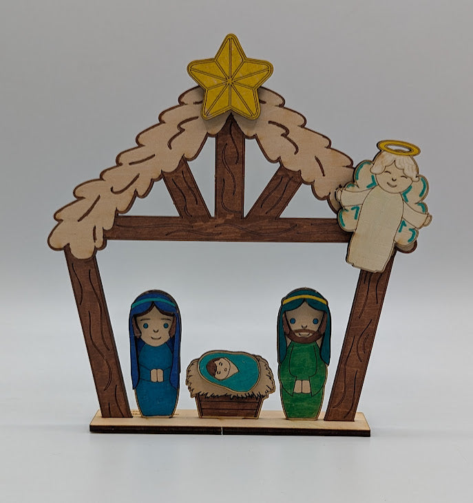 Build your own Nativity DIY