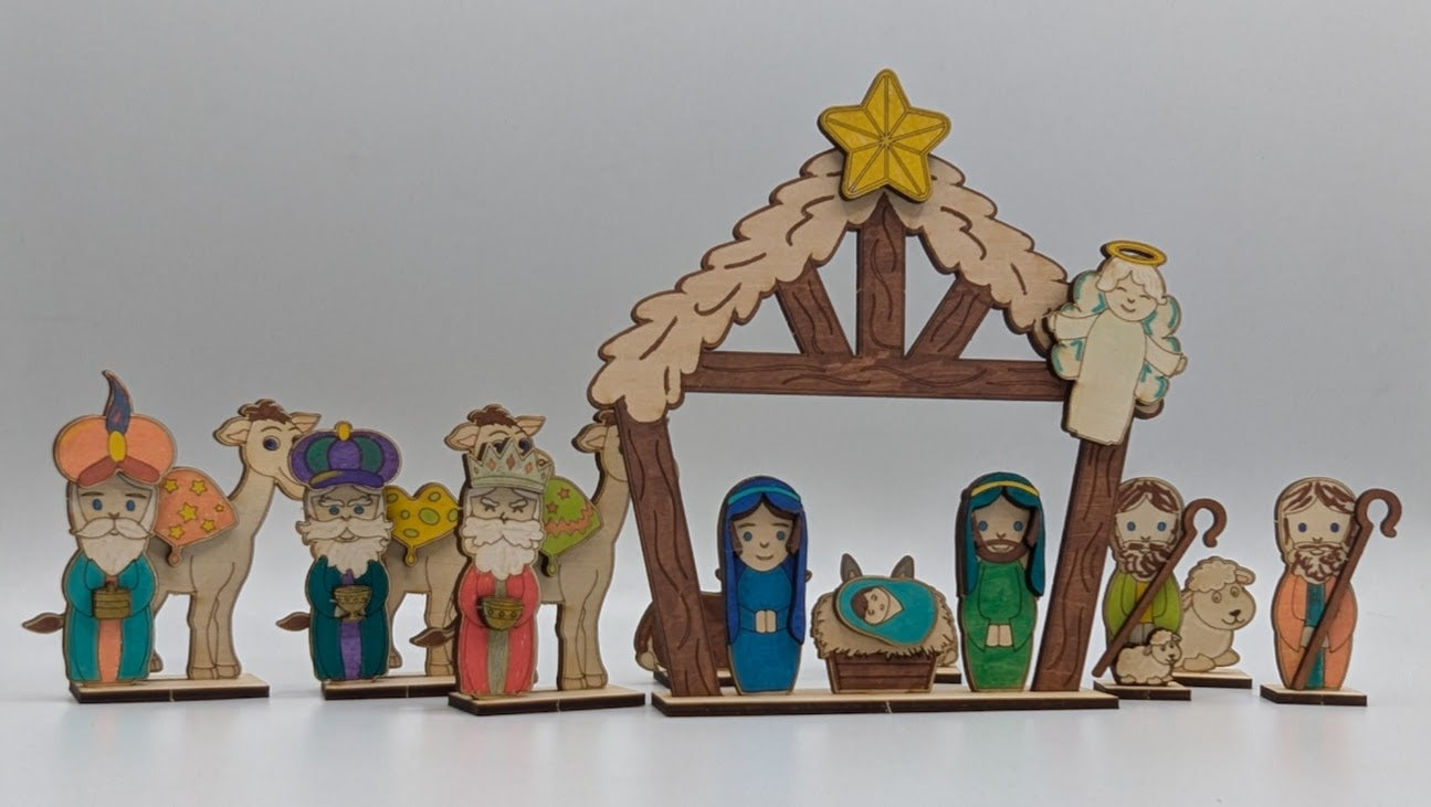 Build your own Nativity DIY