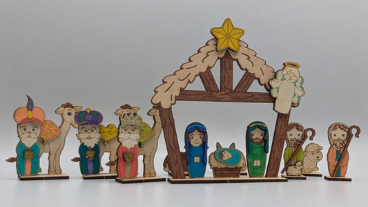 Build your own Nativity DIY