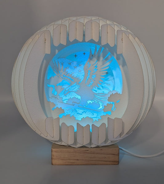 20-Eagle Paper Globe