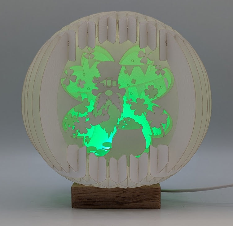 31-Lucky Gnome Paper Globe