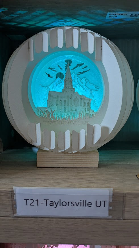 T21-Taylorsville UT Paper Globe