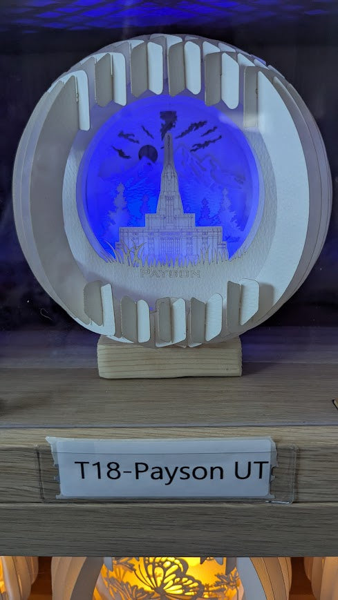 T18-Payson UT Paper Globe