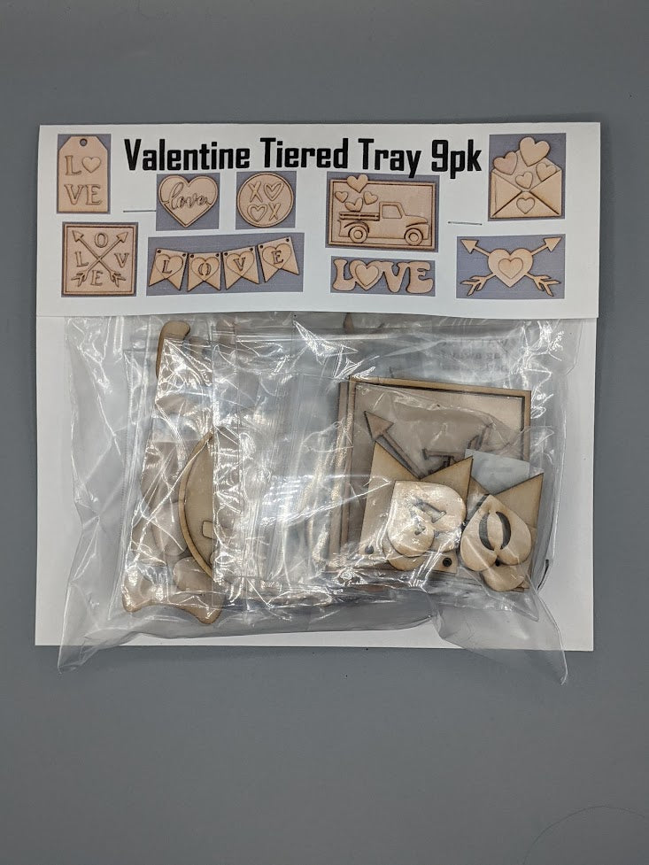 Valentine Tiered Tray display 9pk
