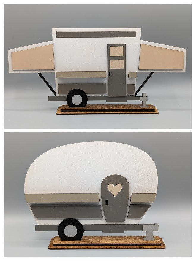 Campers for Interchangeable Display Items